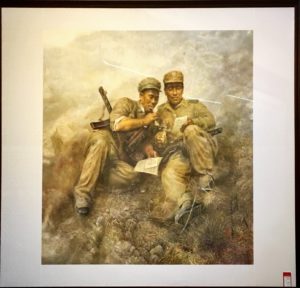 北朝鮮の画家が描いた絵