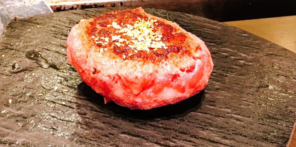 極味やの神戸牛ハンバーグステーキ