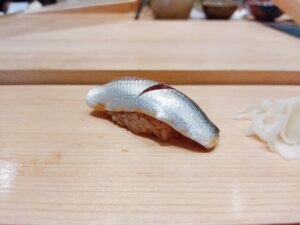 「すし光琳」の小肌のにぎり