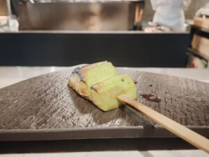 「西麻布 焼鳥 新進気鋭」の茄子