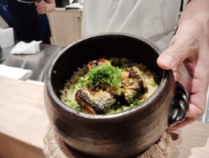 「綱島 うち田」のサンマの炊き込みご飯