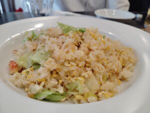 中華 玄月のカニレタス炒飯