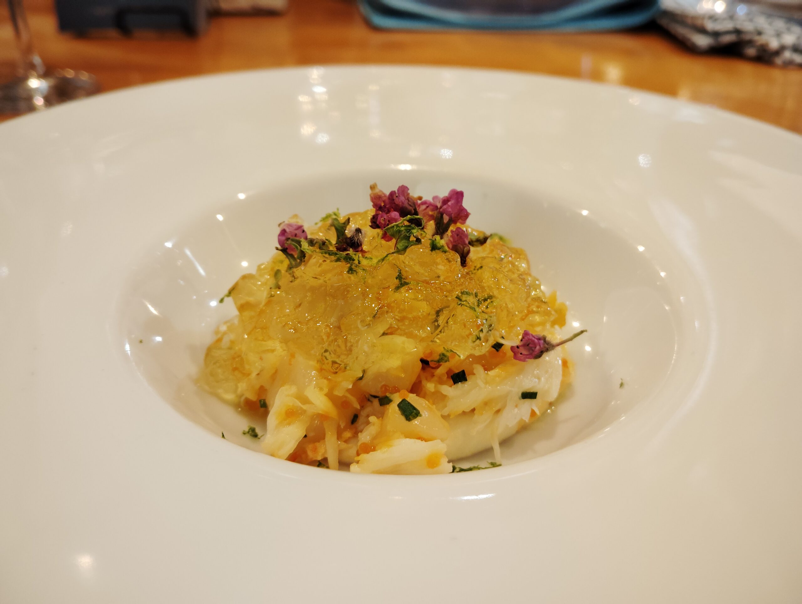 ALOCOLIのズワイ蟹 帆立 根セロリのムース