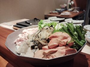 「白金 肴 新進気鋭」の痛風鍋