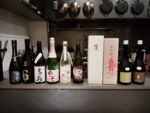 東麻布「STEAK HOUSE SHINSHINKIEI」の日本酒ラインナップ