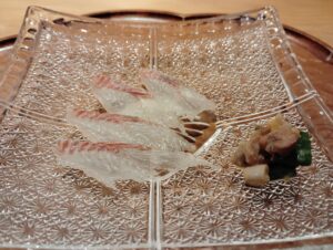参宮橋あさやのうなぎの刺身