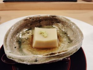 天麩羅がとうOMGのごま豆腐