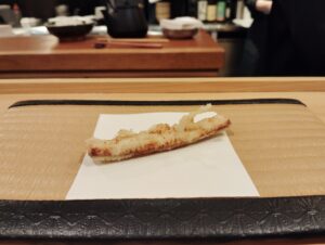 天麩羅がとうOMGのごぼうの天ぷら