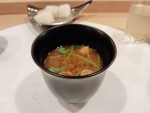 天麩羅がとうOMGの赤出汁