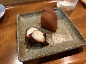 「鮨 波づき」の真ダコのやわらか煮