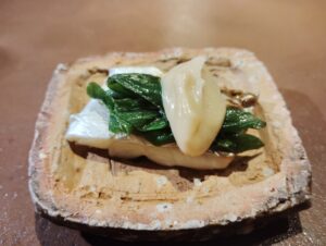 駒場東大前のさざれのタチウオのぬた和え