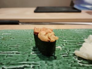 「鮨 波づき」のうに
