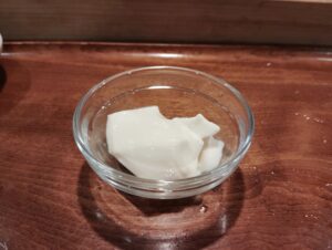 「鮨 波づき」のコーヒープリン