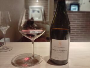 「赤坂 リストランテ 自由奔放」のGevrey-Chambertin 2022