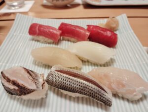 赤坂「鮨 一新」の握り