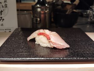 「西荻窪 こいずみ」の金目鯛の握り