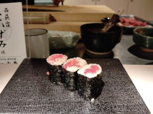 「西荻窪 こいずみ」の鉄火巻