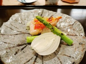 「関内 なむら」の金目鯛の鱗焼き