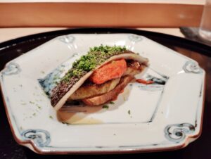 赤坂「atami」のイワシのブルスケッタ