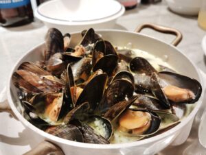 浅草「Lethe」のムール貝のブルゴーニュ風