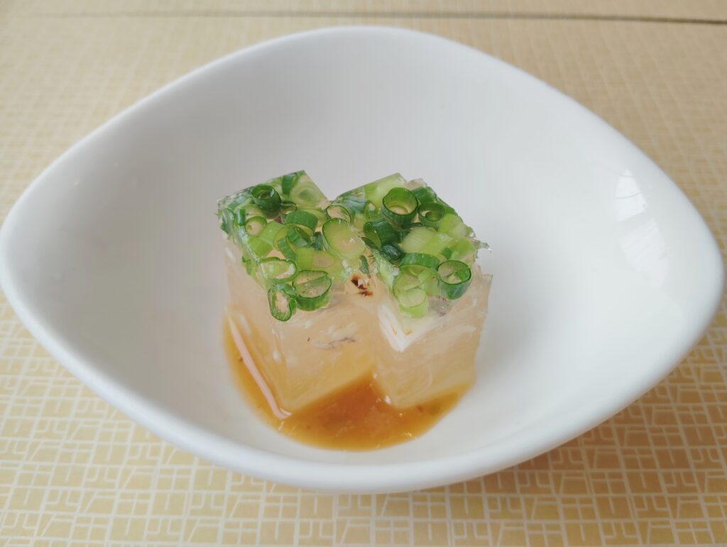 高田「しま村」の鰻の白焼の煮凝り