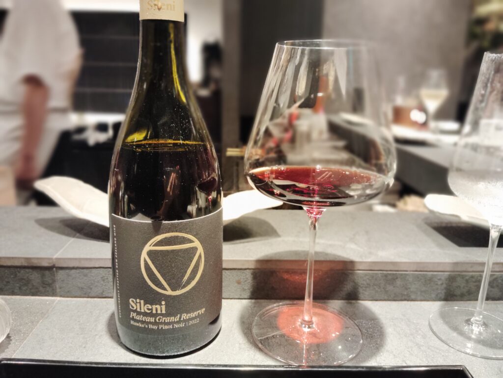 「銀座 とり澤」のGrand Reserve Plateau Pinot Noir Sileni Estates