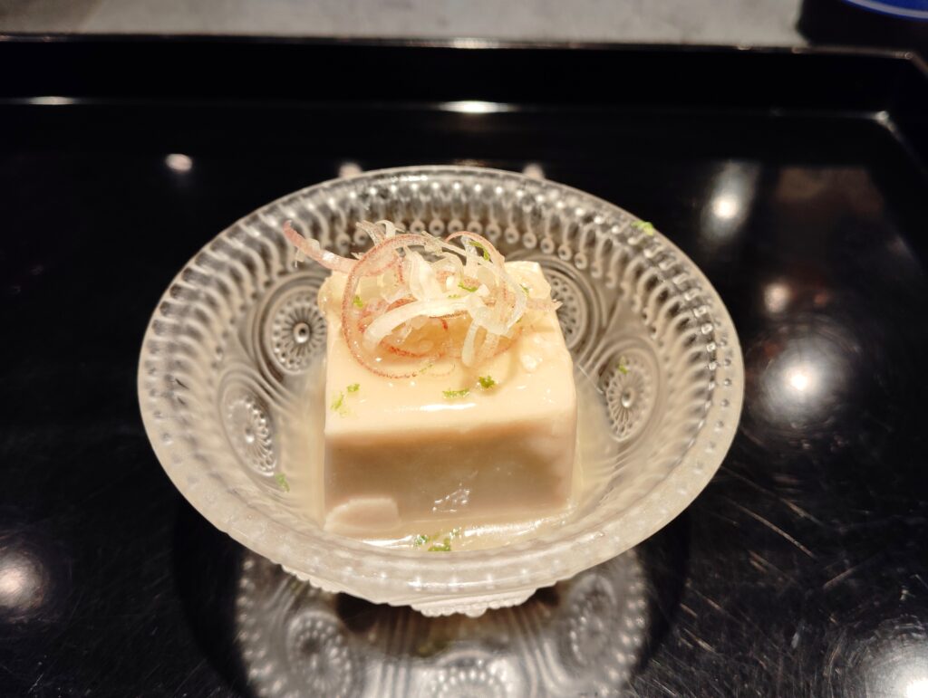 「銀座 とり澤」の胡麻豆腐